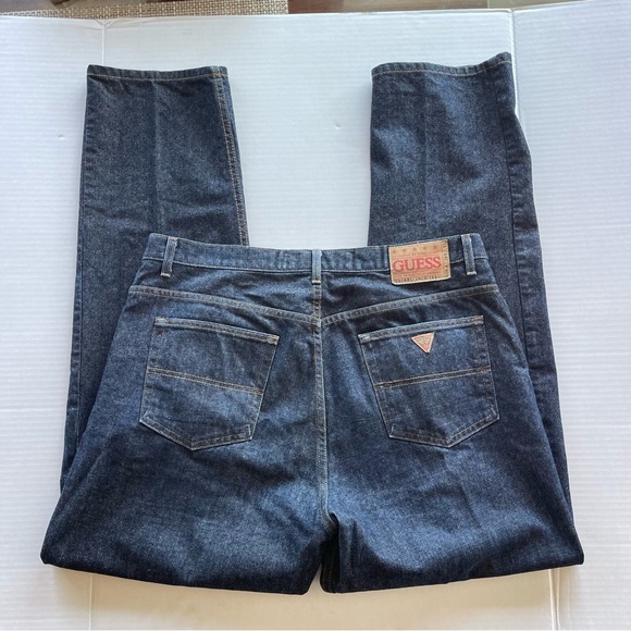 Guess Jeans Classic Fit Straight Leg  Vtg Men's Jeans Size 38 Made In The USA - Picture 8 of 16